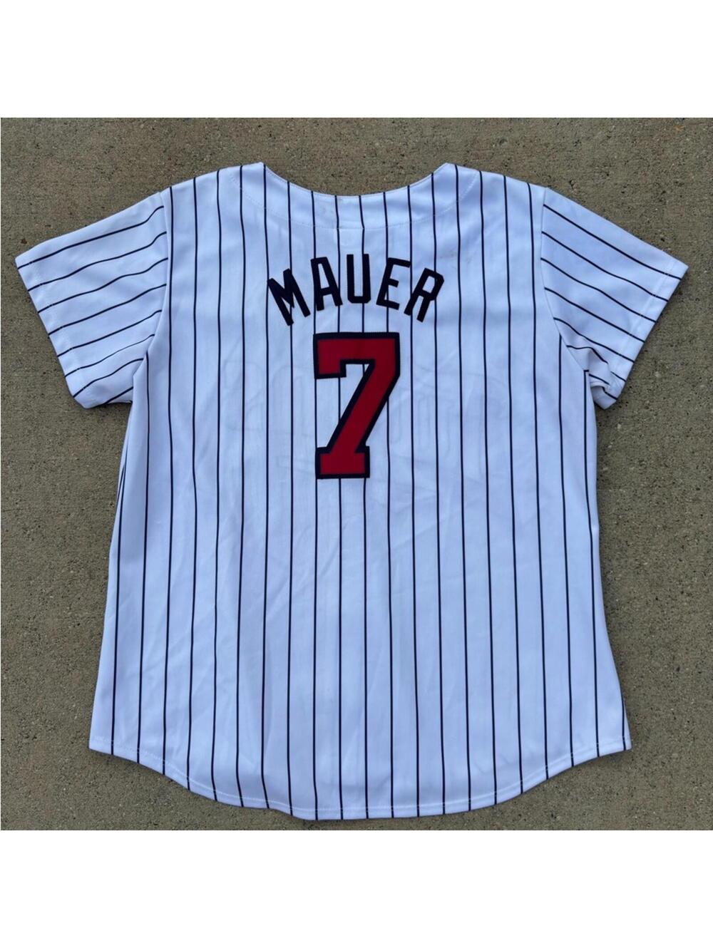 Majestic Minnesota Twins Joe Mauer #7 Baseball Jersey Size L
